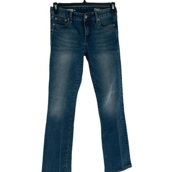 GAP Denim - Gap 1969 Sexy Boot Whiskers Regular Fit Blue Medium Wash  Jean Size 26/2